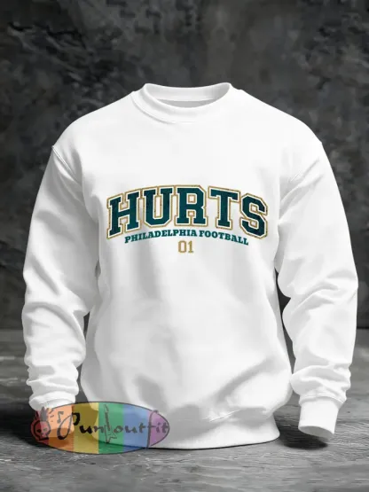 Men’s Jalen Hurts Philadelphia Football Fans Lovers Gameday Casual Sweatshirt