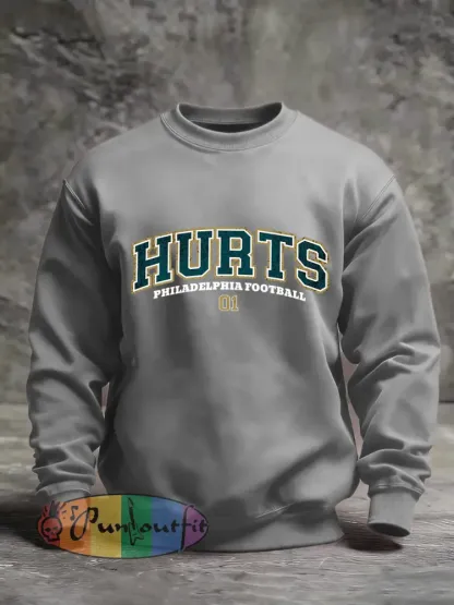 Men’s Jalen Hurts Philadelphia Football Fans Lovers Gameday Casual Sweatshirt