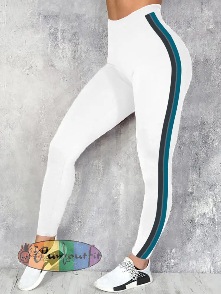 Women’s Philadelphia Football Fans Lovers Gameday Casual Leggings