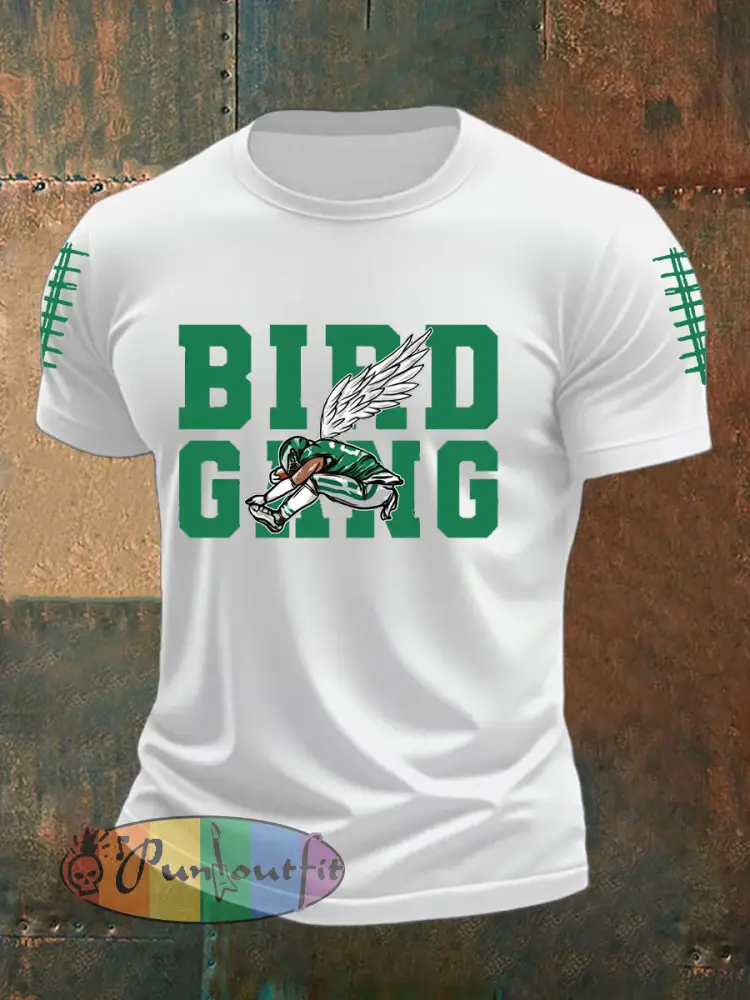 Men’s Football Fans Lovers Gameday Casual imitation cotton short-sleeved T-shirt