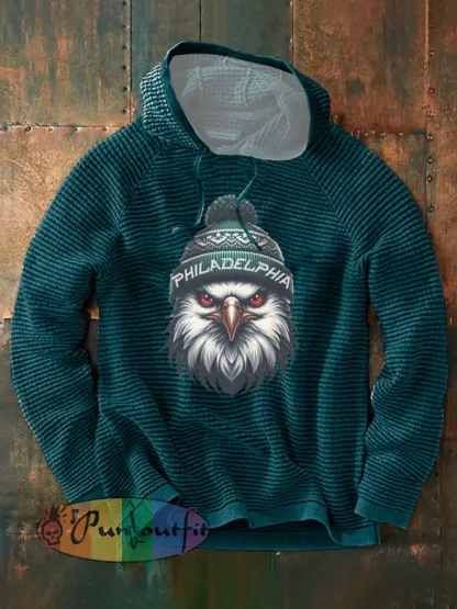 Men’s Football Fans Lovers Gameday Casual French Terry Hoodie