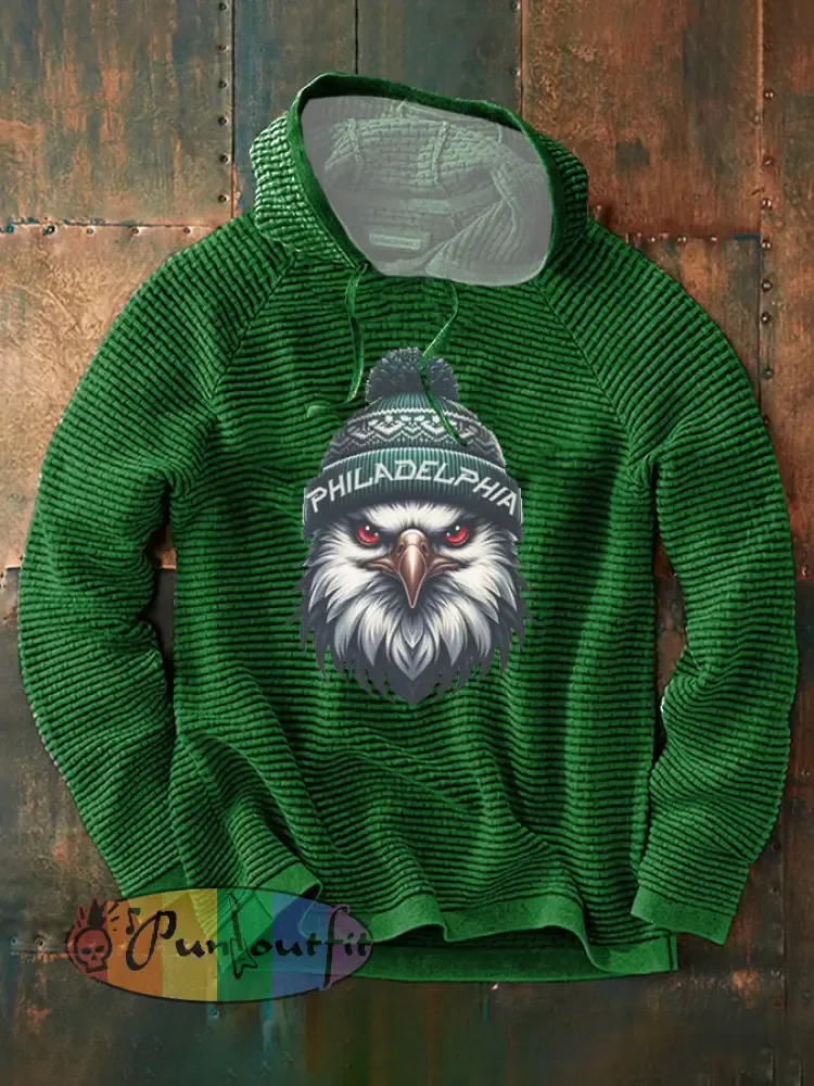 Men’s Football Fans Lovers Gameday Casual French Terry Hoodie
