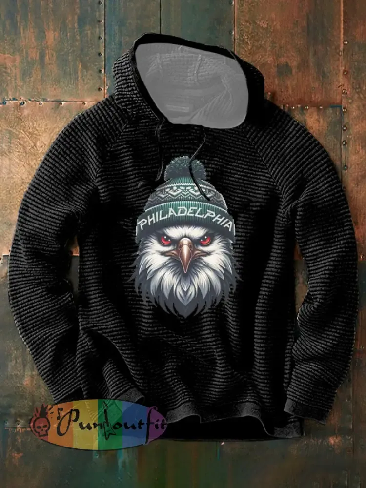 Men’s Football Fans Lovers Gameday Casual French Terry Hoodie