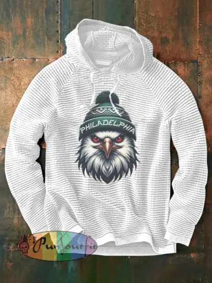 Men’s Football Fans Lovers Gameday Casual French Terry Hoodie