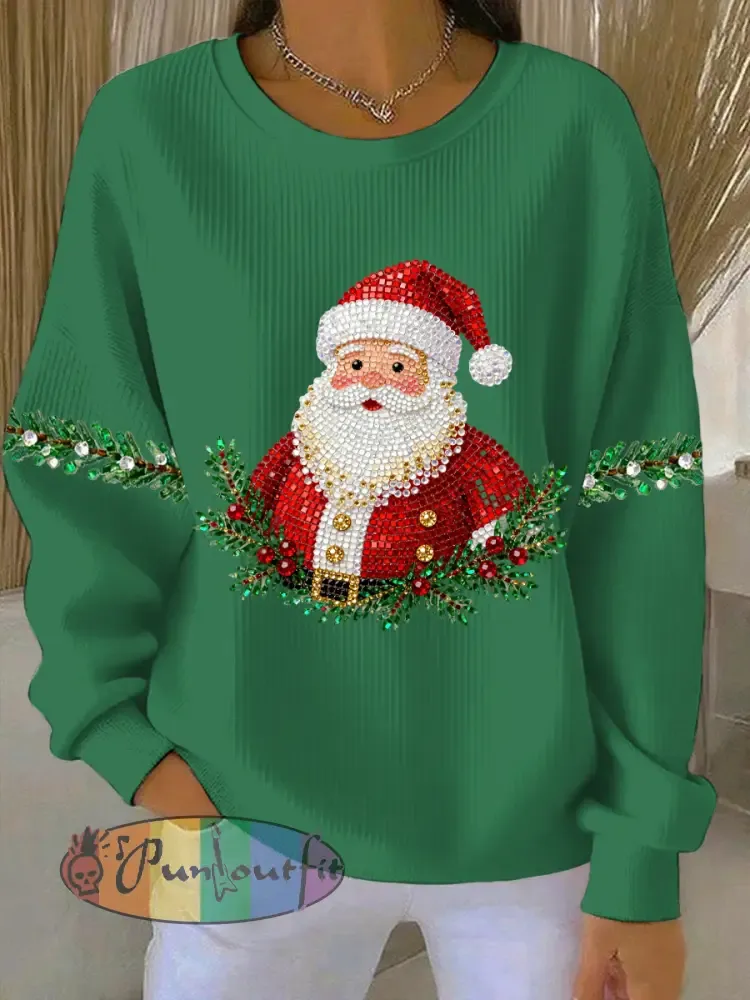 Women’s Christmas Print Casual Sweatshirt