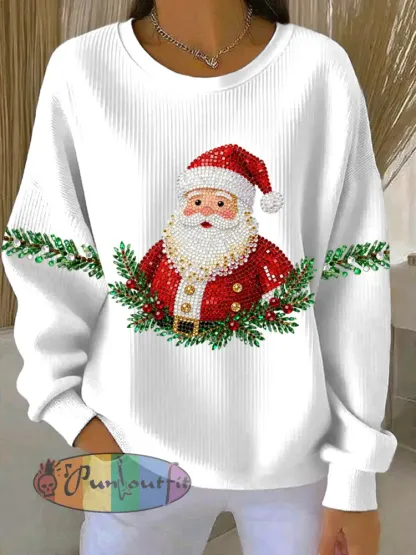 Women’s Christmas Print Casual Sweatshirt