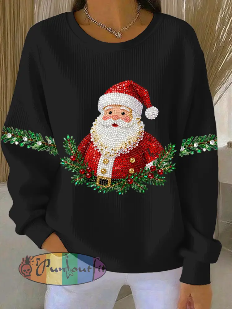 Women’s Christmas Print Casual Sweatshirt