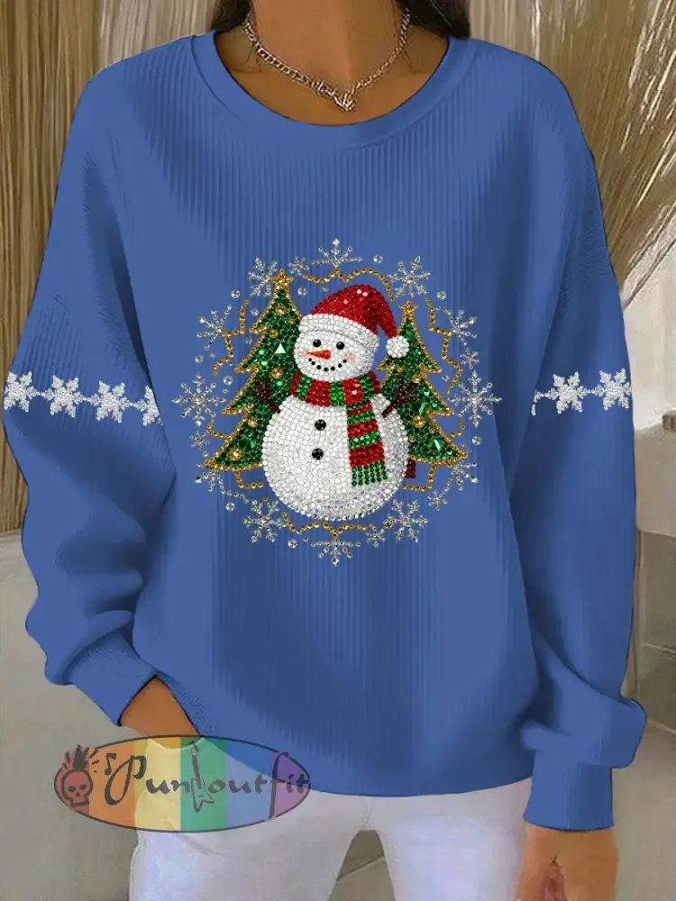 Women’s Christmas Print Casual Sweatshirt