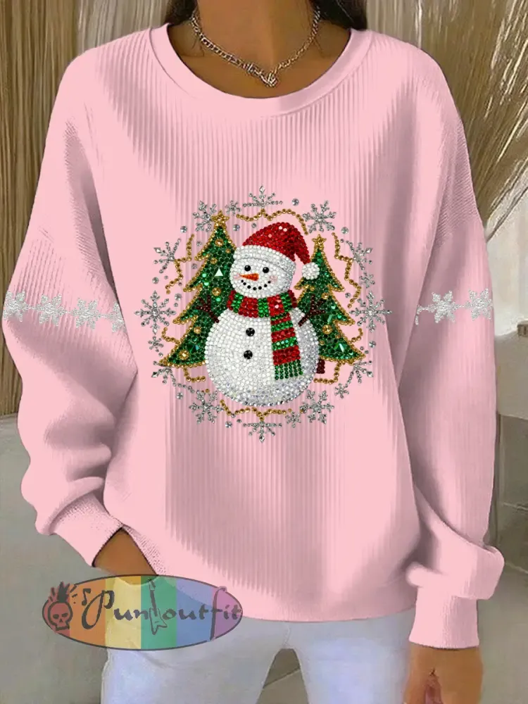 Women’s Christmas Print Casual Sweatshirt