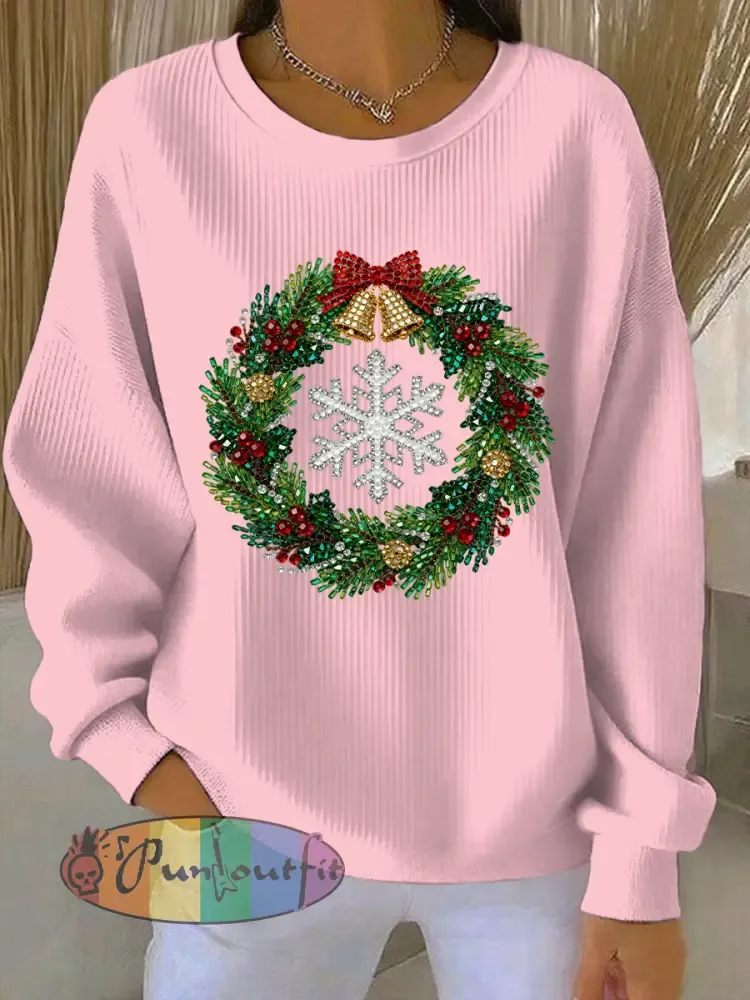 Women’s Christmas Print Casual Sweatshirt