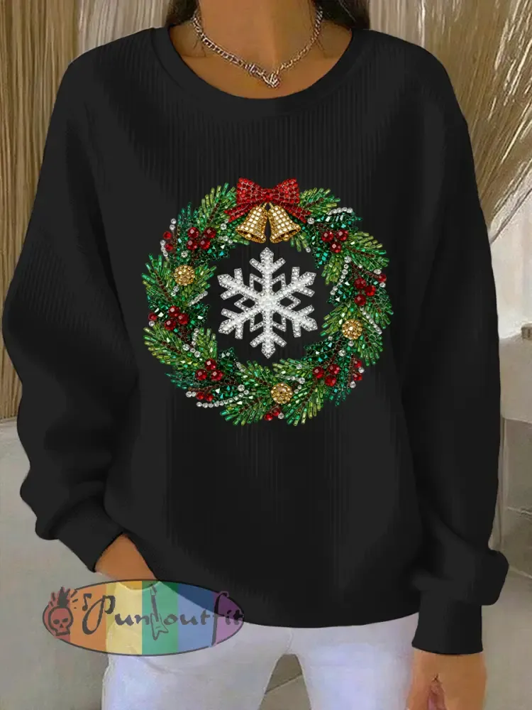 Women’s Christmas Print Casual Sweatshirt