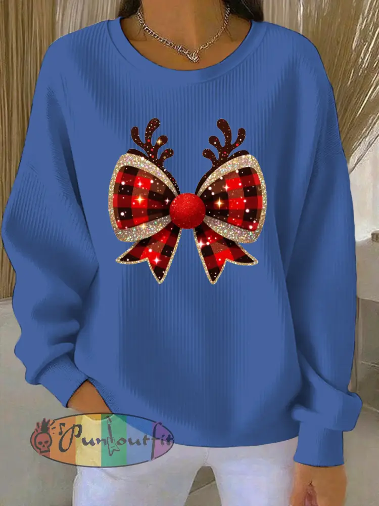 Women’s Christmas Print Casual Sweatshirt