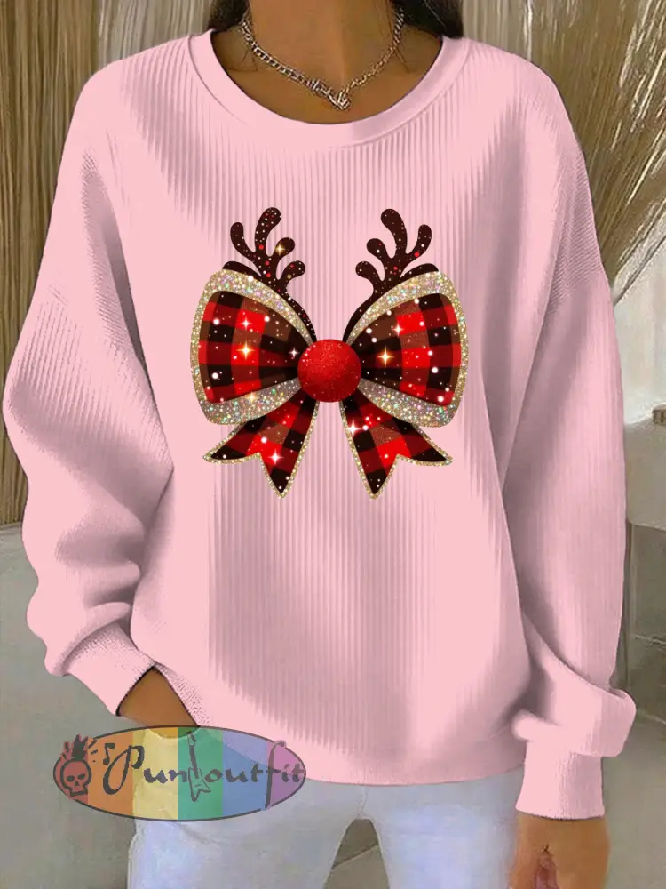 Women’s Christmas Print Casual Sweatshirt