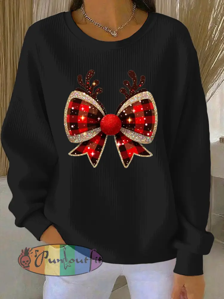 Women’s Christmas Print Casual Sweatshirt