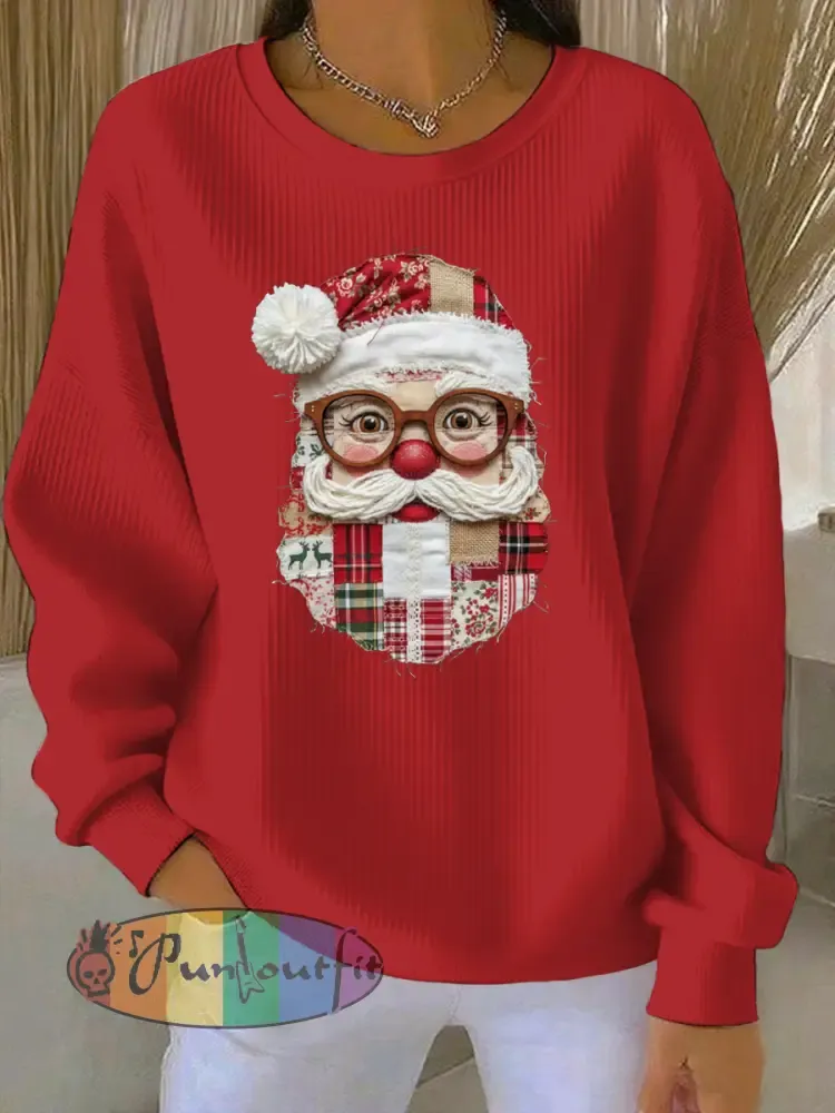 Women’s Christmas Print Casual Sweatshirt