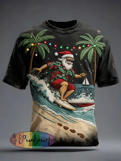 Unisex Funny Christmas Printed T-shirt