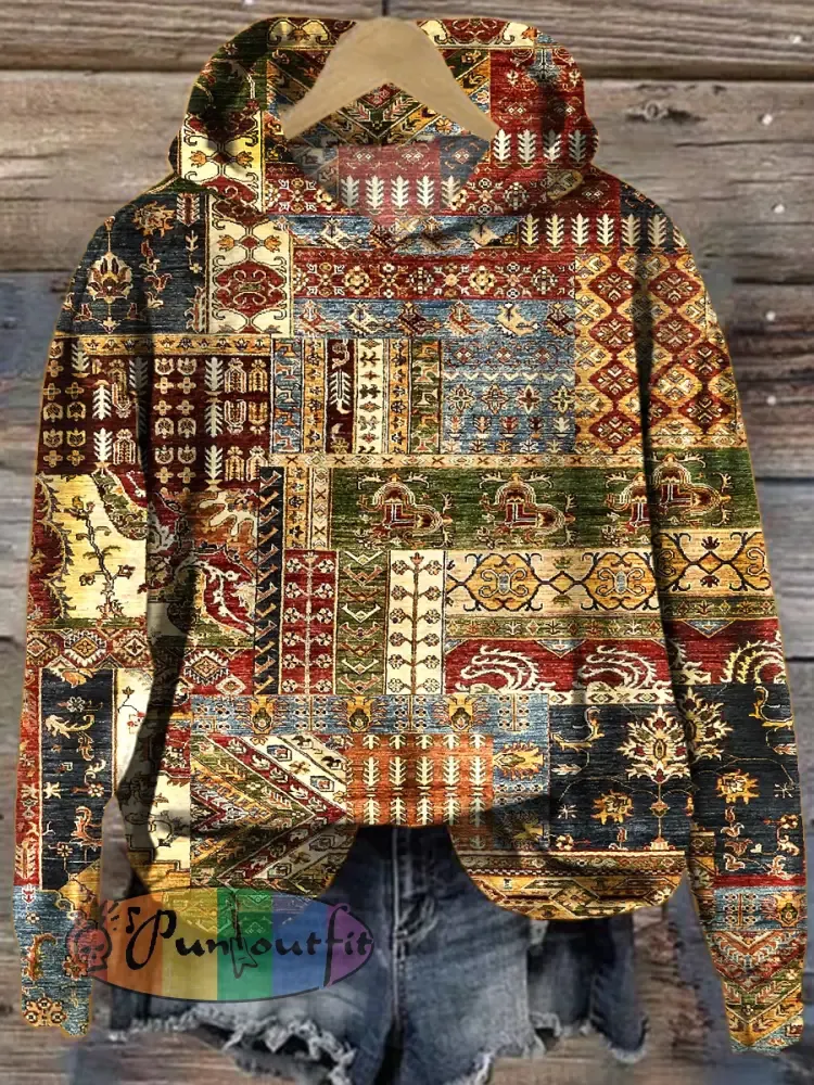 Women’s Christmas Art Print Sweater
