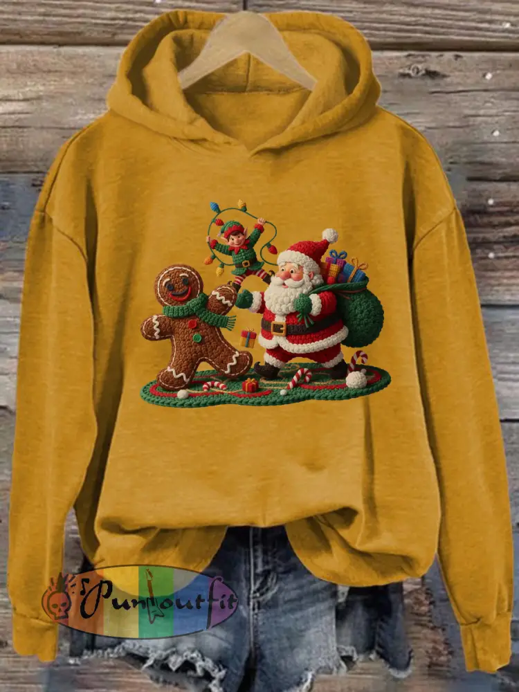 Women’s Christmas Art Print Sweater