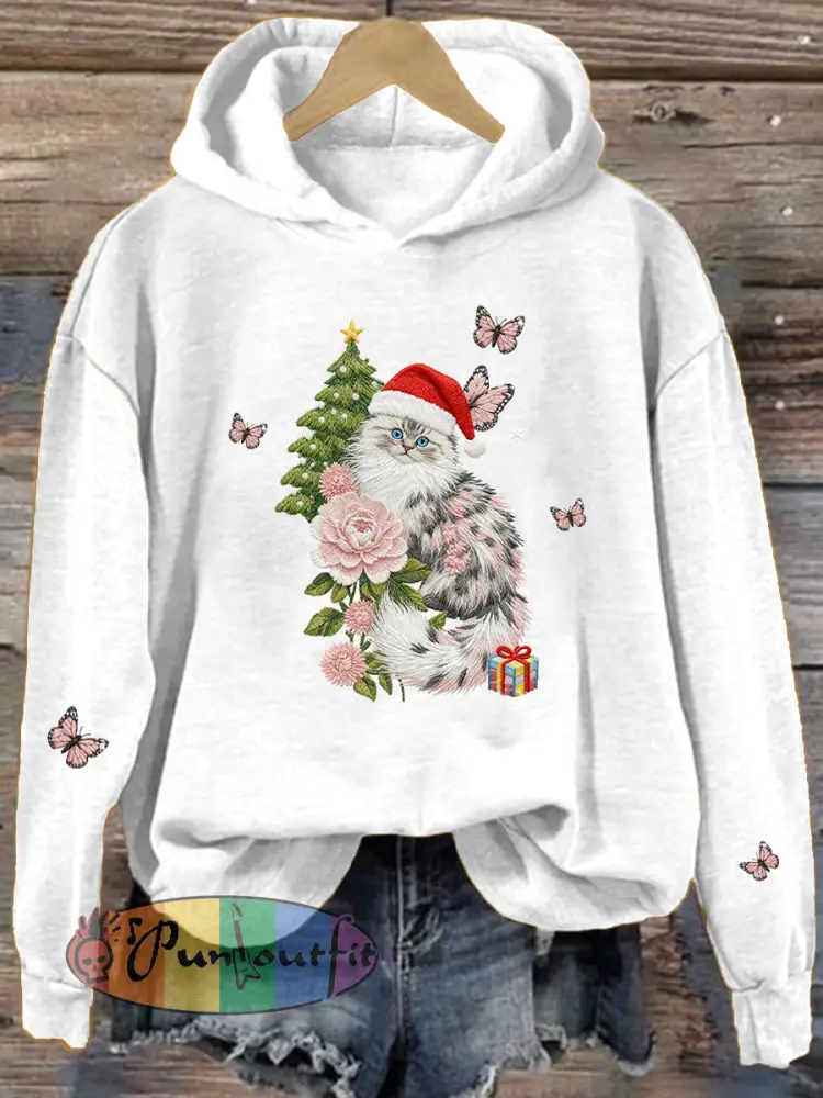 Women’s Christmas Art Print Sweater