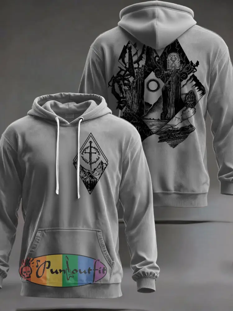 Unisex JRR Rings Books Lover Printed Hoodie