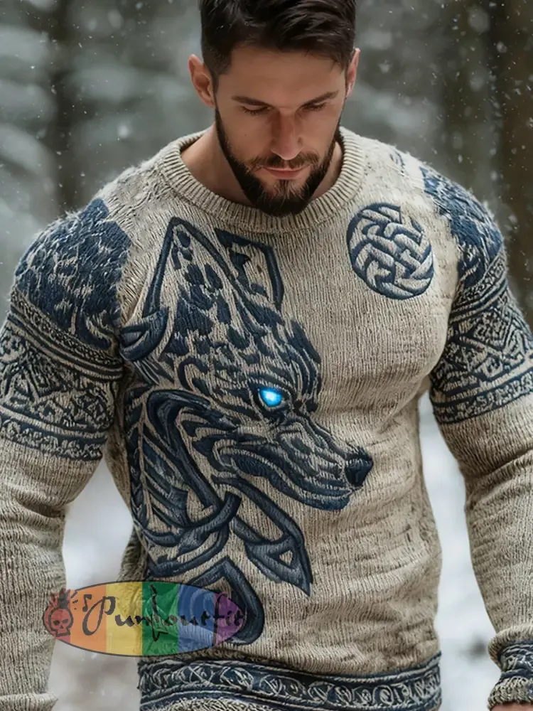Men’s Viking-style sweater