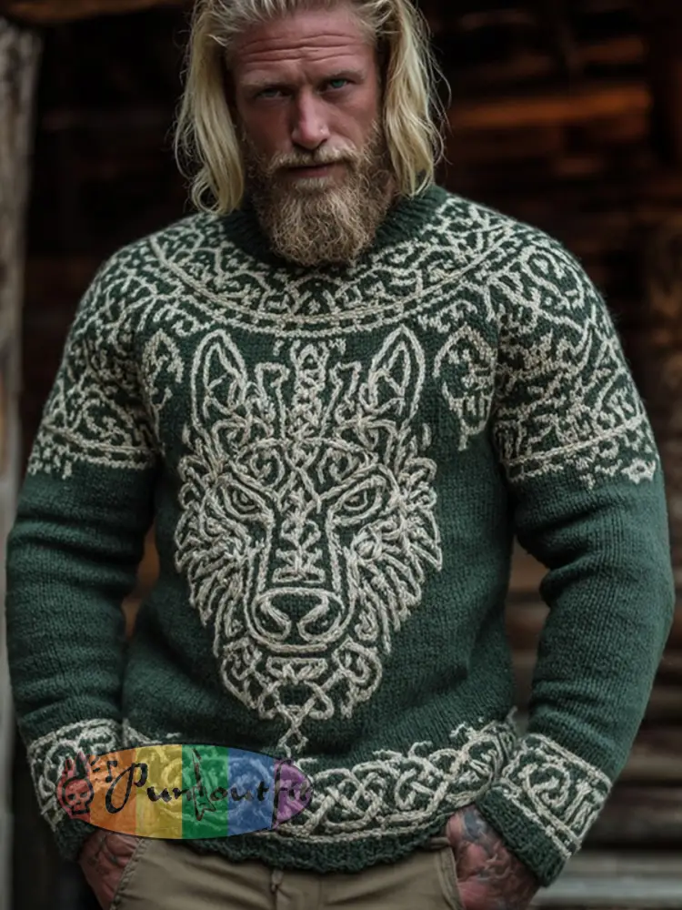 Men’s Viking-style sweater