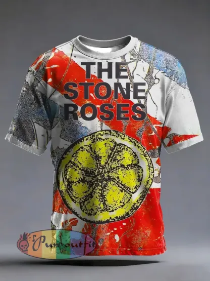 Men’s Lemon Roses Music Lover short sleeves t-shirt