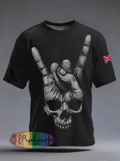 Men’s Skull Short Sleeves T-shirt