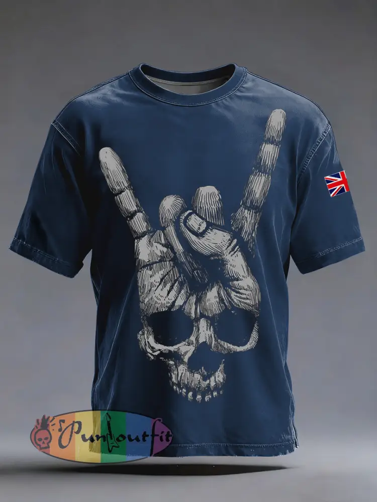 Men’s Skull Short Sleeves T-shirt