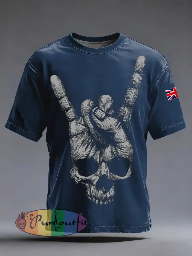 Men’s Skull Short Sleeves T-shirt