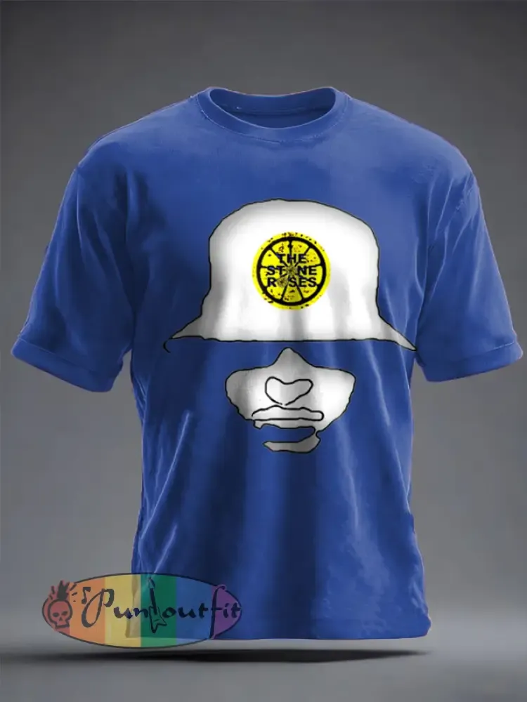 Unisex Lemon Roses Music Lover Printed T-shirt