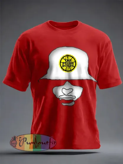 Unisex Lemon Roses Music Lover Printed T-shirt