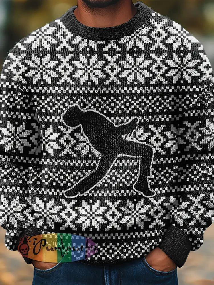 Men’s Rock Band Inspired Christmas Holiday Sweater
