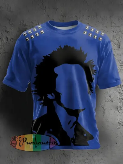 Unisex UK Punk Music Lover Printed T-shirt