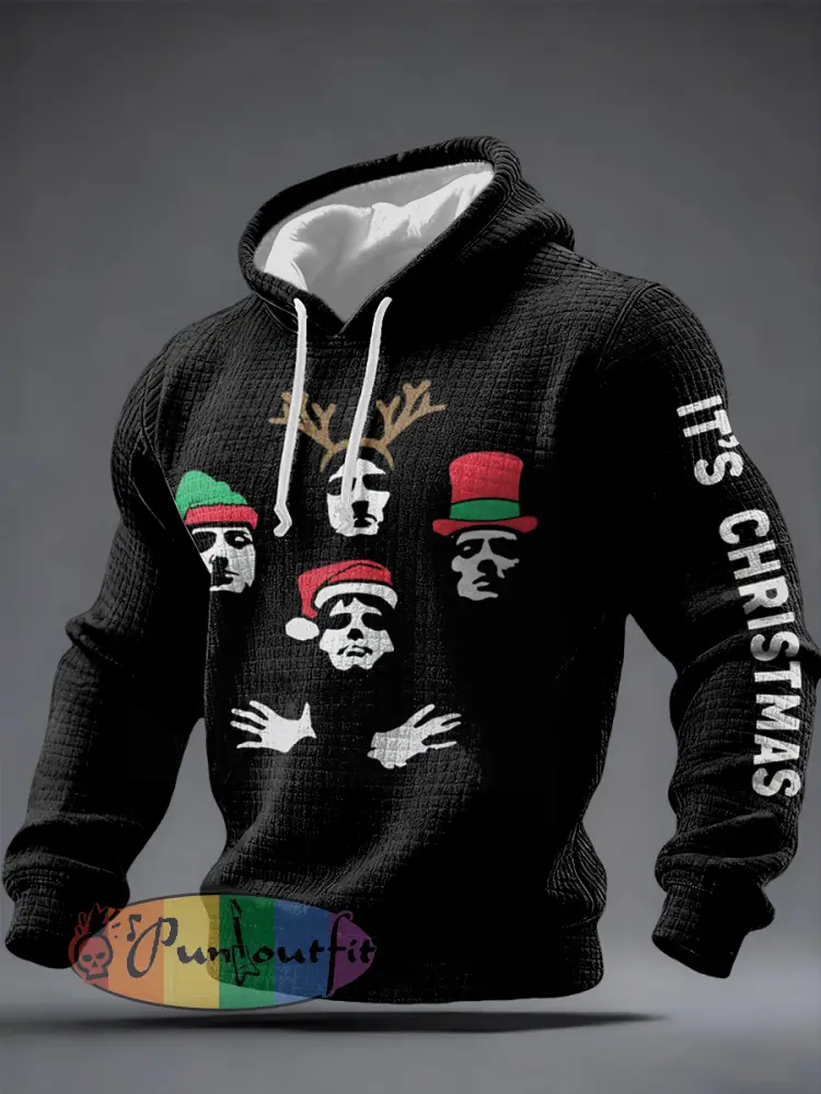 Men’s Rock Band Inspired Christmas Sweatshirt
