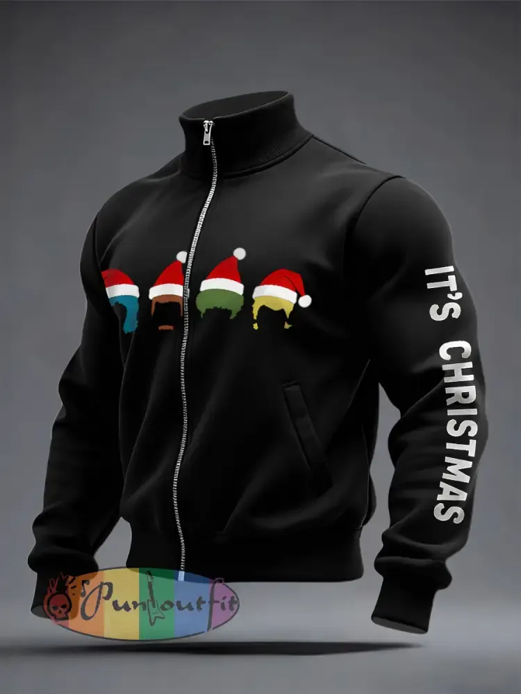Men’s Rock Band Inspired Christmas Jacket
