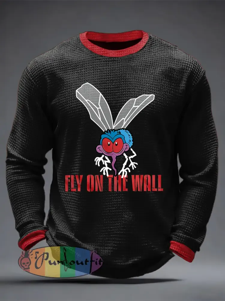Men’s Rock Music Inspired Waffle Top