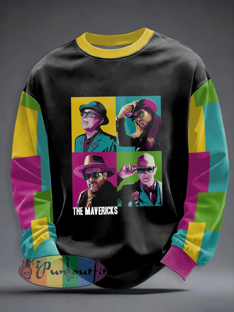 Men’s Country Music Inspired Crew Neck Sweatshirt