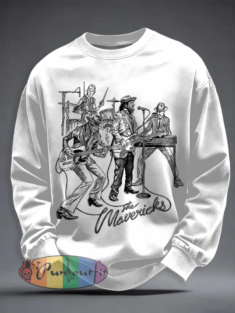 Men’s Country Music Inspired Crew Neck Sweatshirt
