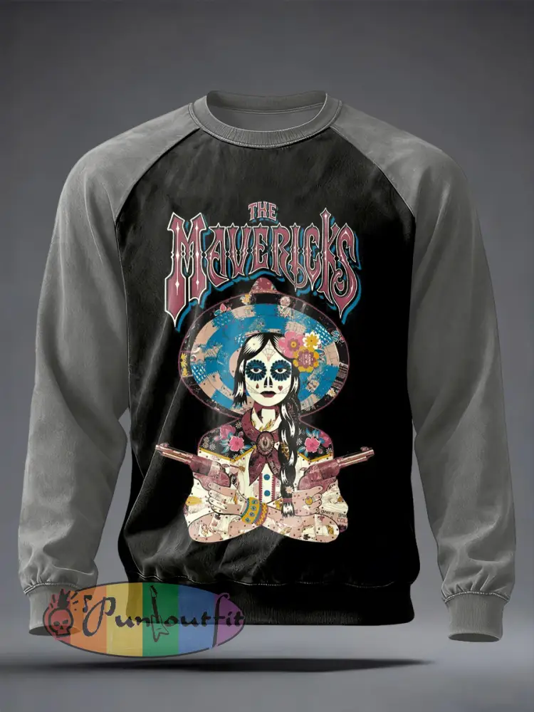 Men’s Country Music Inspired Crew Neck Sweatshirt