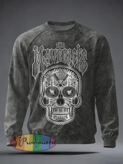 Men’s Country Music Inspired Crew Neck Sweatshirt