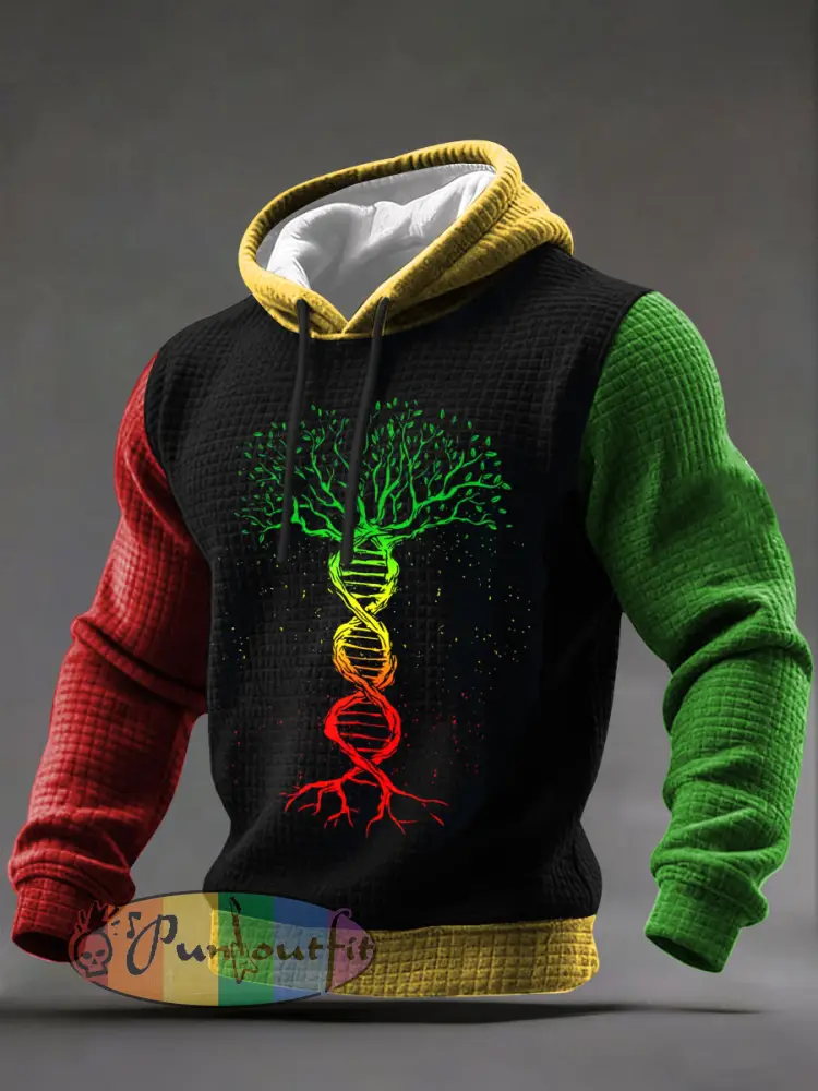 Men’s Reggae Waffle Knit Hoodie
