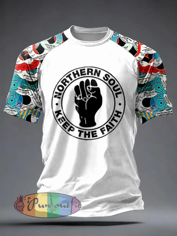 Men’s UK Music Northern Soul Lover short sleeve t-shirt