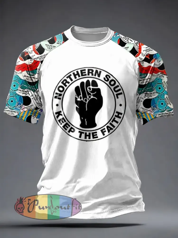 Men’s UK Music Northern Soul Lover short sleeve t-shirt