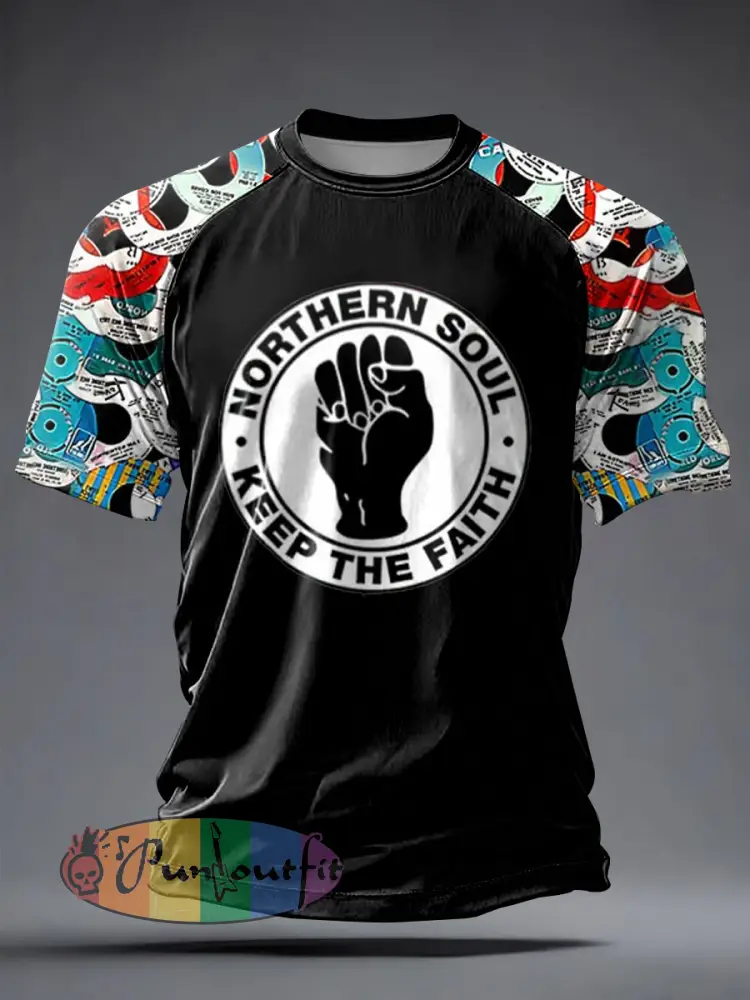 Men’s UK Music Northern Soul Lover short sleeve t-shirt