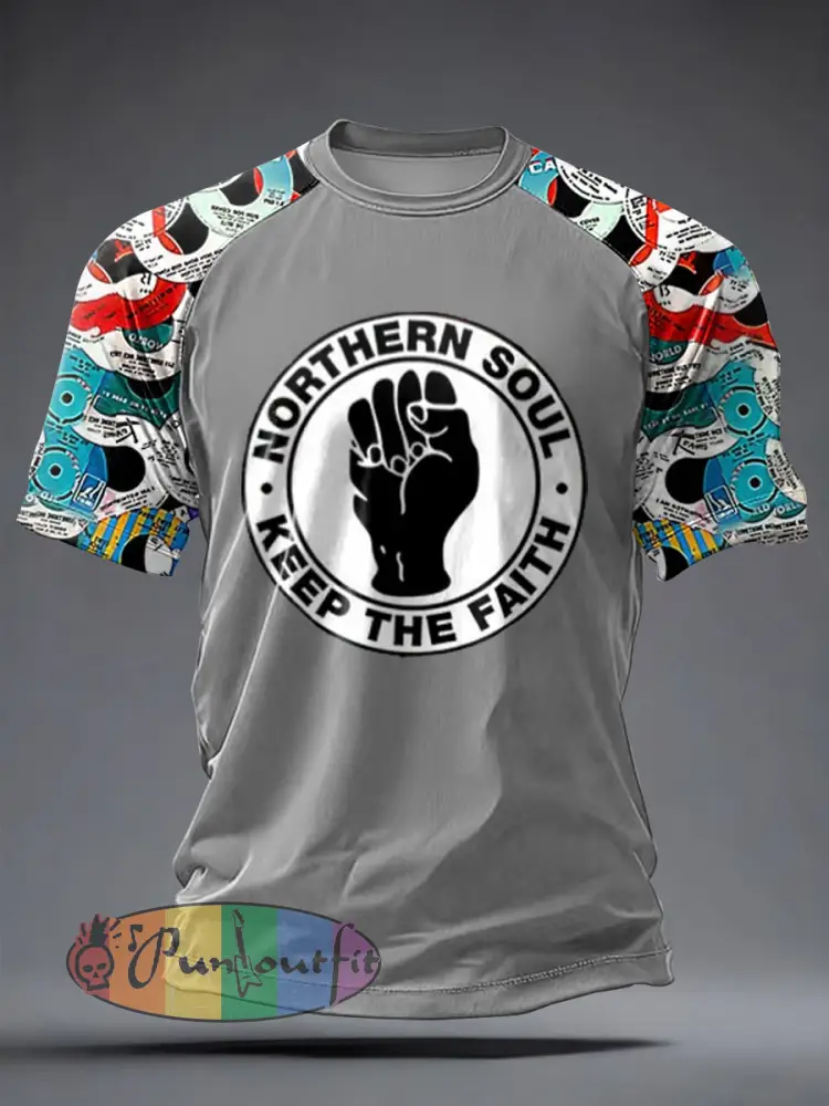 Men’s UK Music Northern Soul Lover short sleeve t-shirt