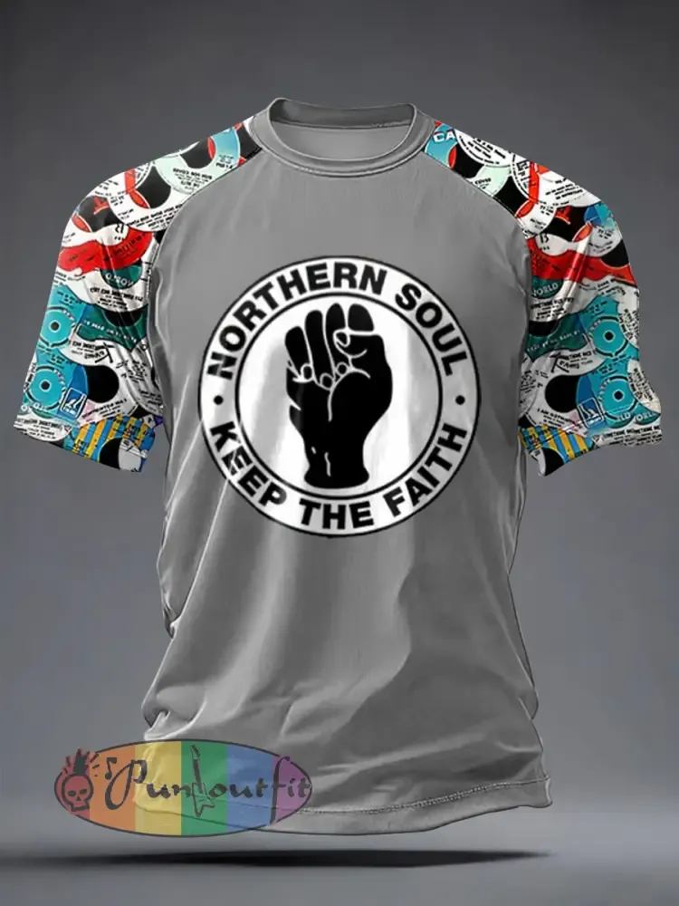 Men’s UK Music Northern Soul Lover short sleeve t-shirt