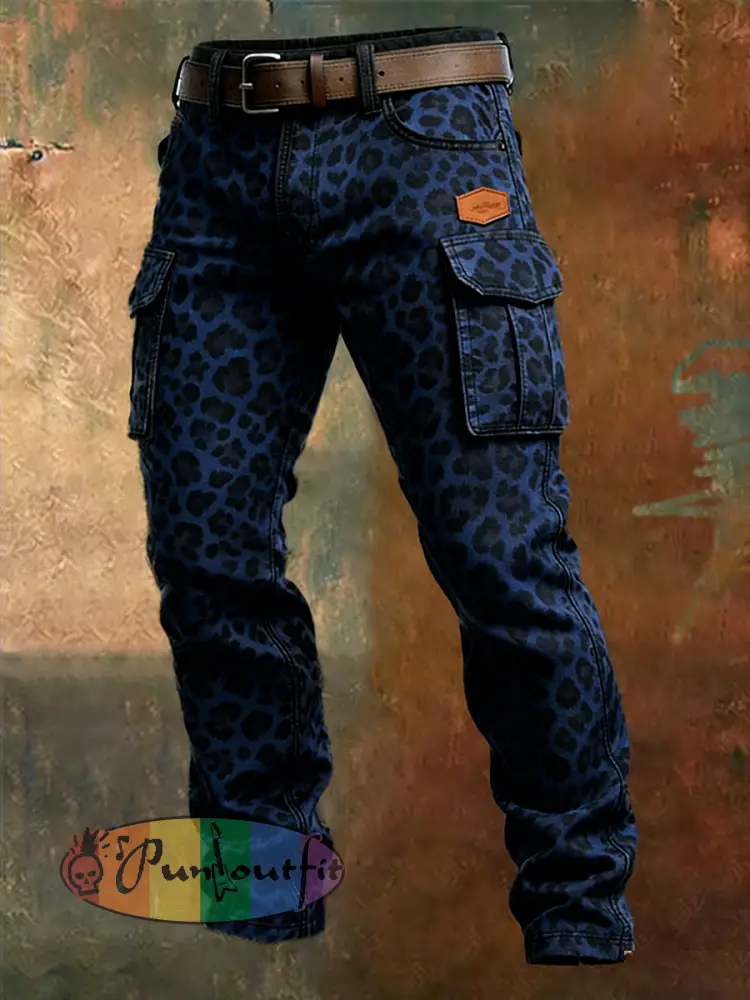 Men’s Retro Business Style Casual Work Trousers