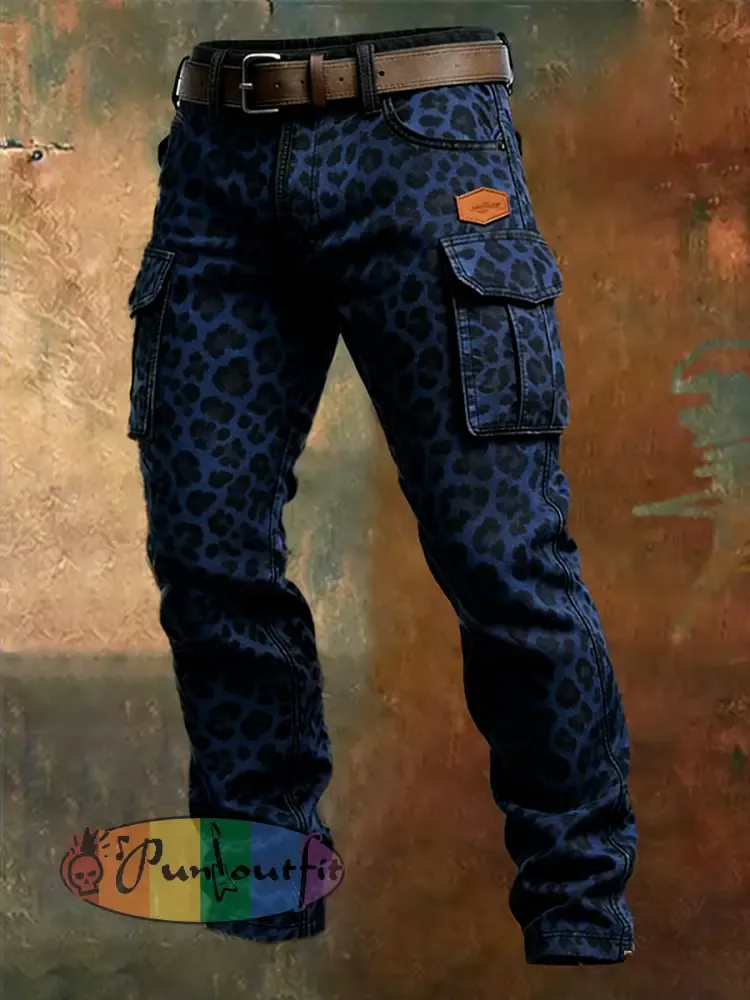 Men’s Retro Business Style Casual Work Trousers