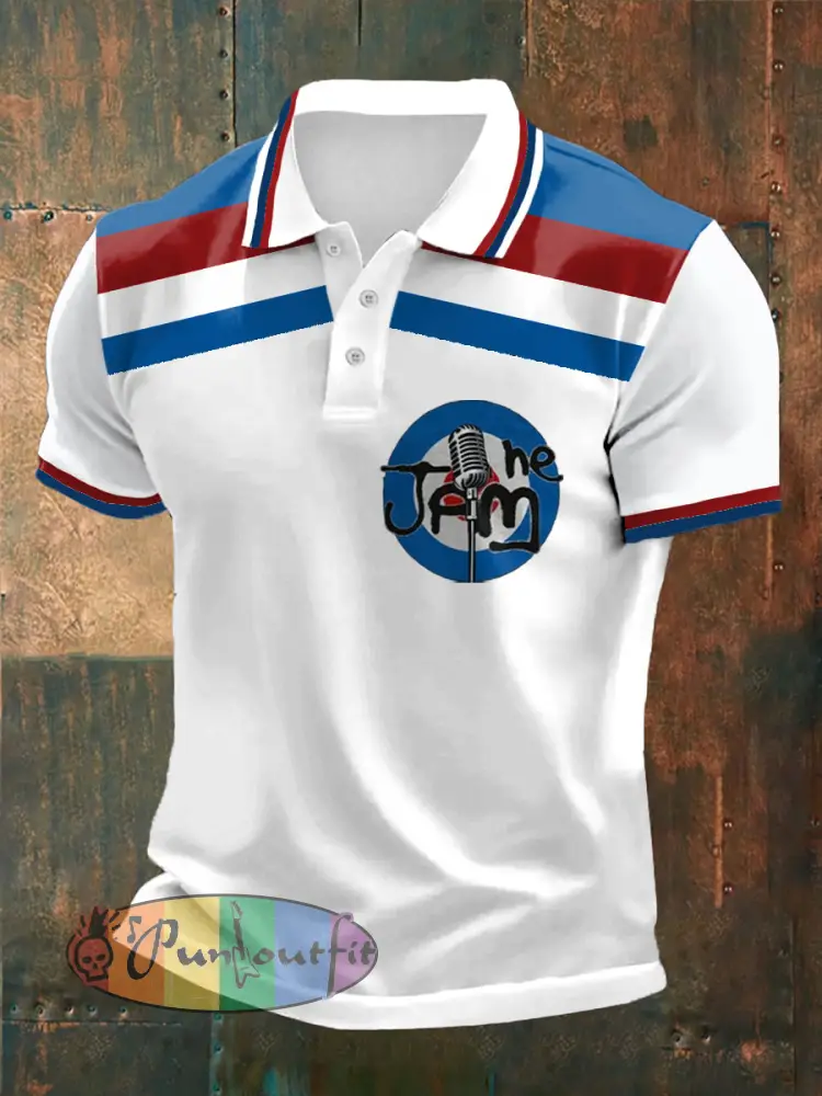 Men’s UK Mods Music Lover polo shirt